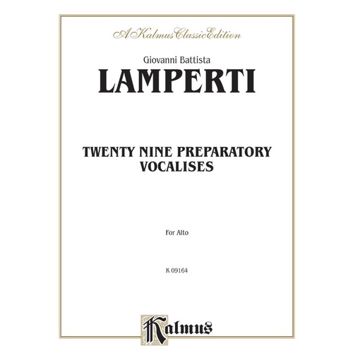29 Prep Vocal Alto Sheet Music