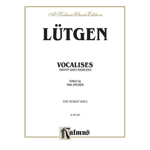 20 Daily Exercises for Medium Voice - Vocal Sheet Music