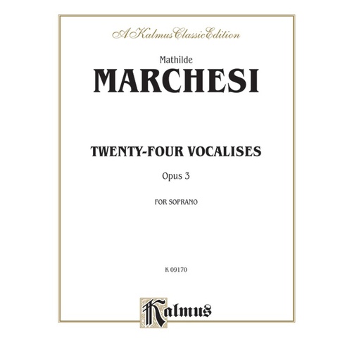 24 Vocalises for Soprano Sheet Music