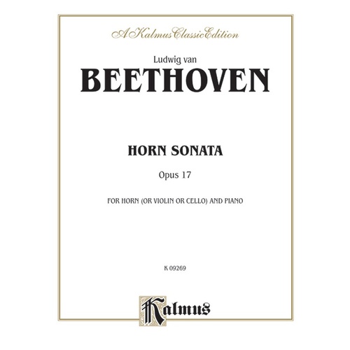 Horn Sonata Op 17 Hn