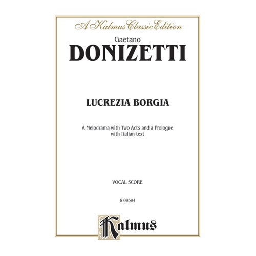 Lucrezia Borgia Vocal Sc