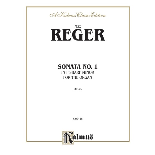 Sonata No 1 Op 33 for Organ and Piano Sheet Music