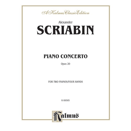 Piano Concerto Op 20 2P4H