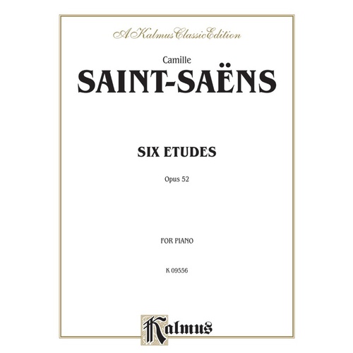 6 Etudes Op 52 Piano Sheet Music