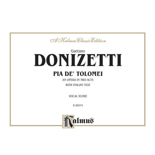 Pia De Tolomei Vocal Sc