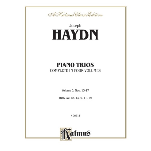 Piano Trios Book 3 Nos 13 To 17 Violin Vc Piano