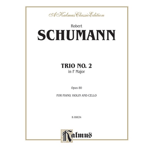 Trio No 2 Op 80 Chamber Sheet Music