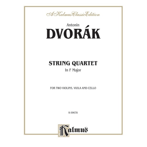 String Quartet in F Minor Op. 9 - Chamber Sheet Music
