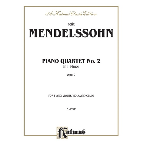 Piano Quartets Op 2