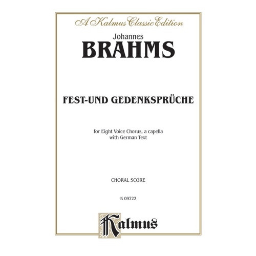 Fest Und Gedenk Vocal Sc SSAATTBB