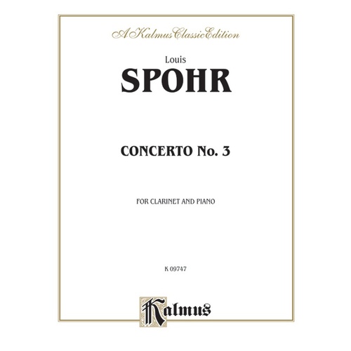Clarinet Concerto No 3 Cla