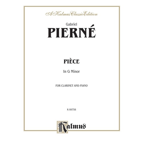 Piece G Min Clarinet/Piano