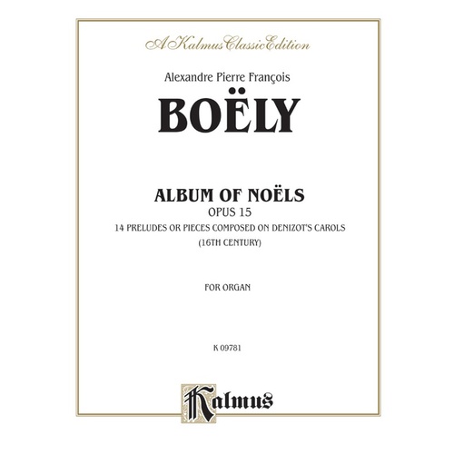 Album of Noels Organ Sheet Music