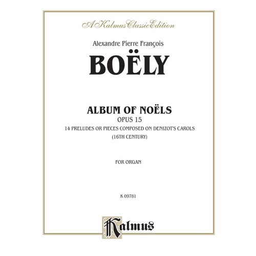 Album Of Noels Organ