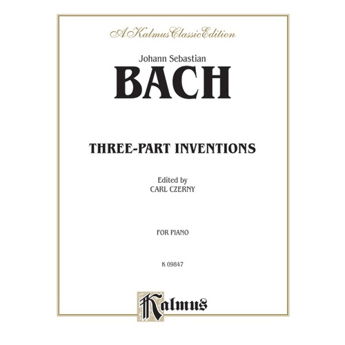 Three Part Inventions Piano Sheet Music