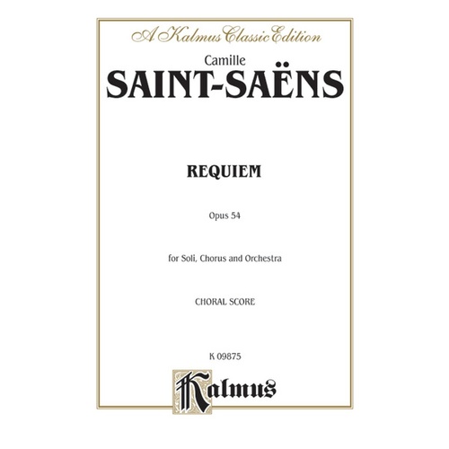 Requiem Op 54 SATB