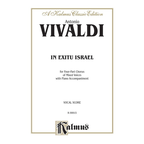 In Exitu Israel Vocal Sc