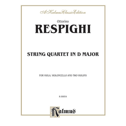 String Quartet D - Chamber Sheet Music