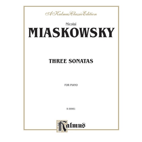 3 Sonatas Piano Sheet Music
