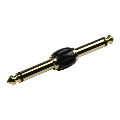 Kirlin 1/4" Mono M Pedal Adapter Pack of 2 - Gold Plated
