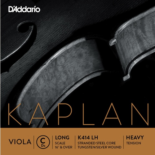 D'Addario Kaplan Viola Single C String, Long Scale, HeavyTension