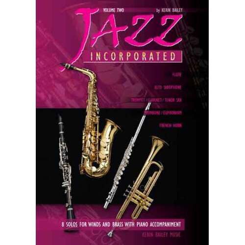 Jazz Incorporated Book 2 Trumpet clarinet Or Tenor Saxophone/Piano (Softcover Book)