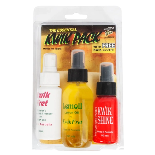 Stu Box Essential Kwik Pack Guitar Care Kit