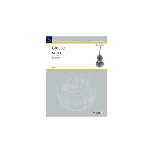Grillo - Suite 1 for Double Bass, Schott Music, 78 Pages, Double Bass Solo