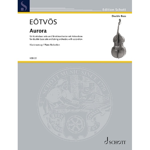 Eotvos - Aurora Double Bass/String Orch/Accordion Score/Parts