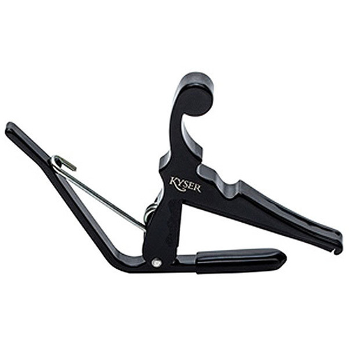 Kyser Quick-Change Capo for Banjo, Mandolin, Ukulele - Black Finish