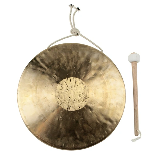 Kahzan KG-12-WHT 12" White Gong with Beater