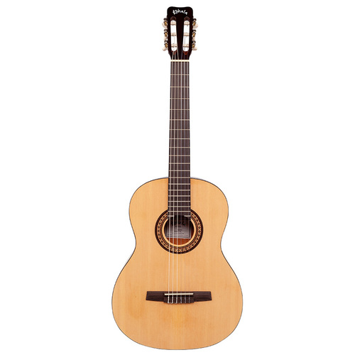 Kohala KG100N Classical Nylon String Guitar with Gig Bag - 4/4 Size, Adjustable Truss Rod, Spruce Top, Okoume Back & Sides