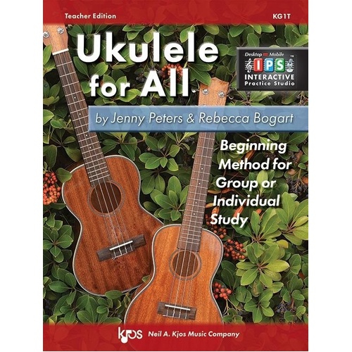 Ukulele for All Teacher Edition - Comprehensive Guide with Video Lessons, Chord Diagrams, and Teaching Strategies for Classroom or Private Instruction