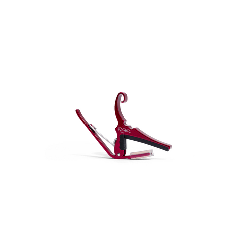 Kyser Quick-Change Capo for 6 String Acoustic Guitars (Red Ruby)