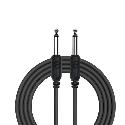 Kirlin Entry 24 Instrument Cable 10FT - 1/4" Mono Plug, 24 Gauge CCAM, PVC Jacket, 90% Spiral Shielding, Limited Lifetime Warranty