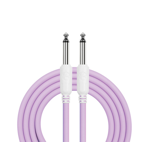 Kirlin Entry 24 Instrument Cable Lilac Purple 10FT 1/4" Mono Plug CCAM Shielding Limited Lifetime Warranty