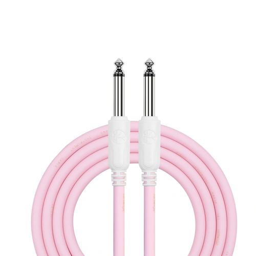 Kirlin Entry 24 Instrument Cable 10FT Rose Pink - 1/4" Mono Plug