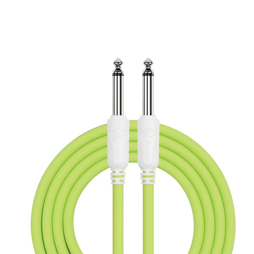 Kirlin Entry 24 Instrument Cable 10FT Spring Green 1/4" Mono Plug - IC-241