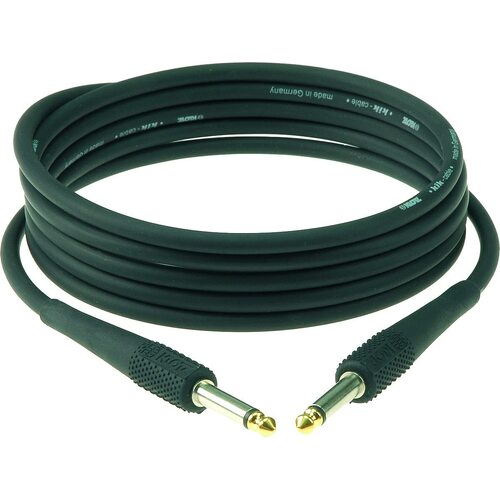 Klotz 9m KIK Black Instrument Cable with Gold Connectors