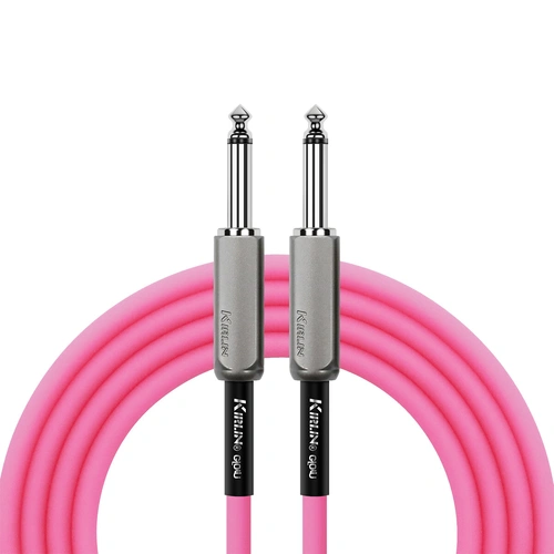 Kirlin 10FT Glow Instrument Cable Rose Glow KIMGE-221-PK-10