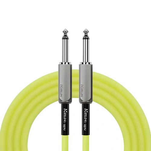 Kirlin 10FT Glow Instrument Cable Solar Pop KIMGE-221-YE-10