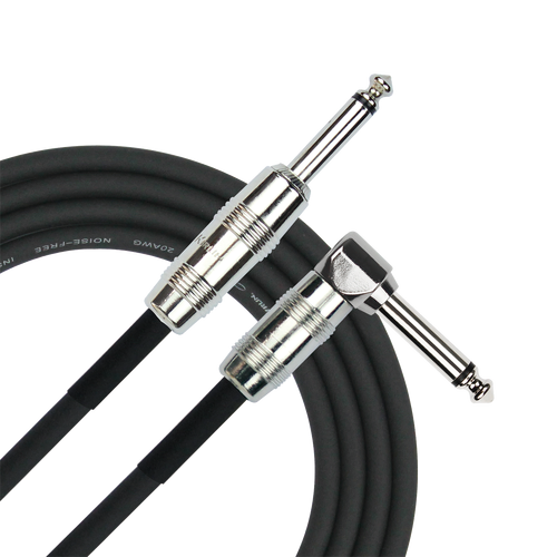 Kirlin 10FT Original Instrument Cable RA-Straight 1/4" Mono Plug [KIPC202PN-10]