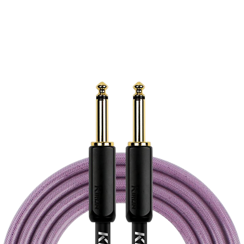 Kirlin PVC Woven Premium Plus Instrument Cable 10Ft Purple KIPW201BPU-10