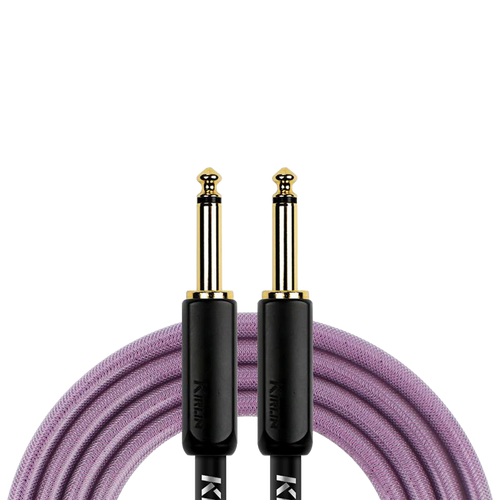 Kirlin PVC Woven Premium Plus Instrument Cable 10Ft Purple KIPW201BPU-10