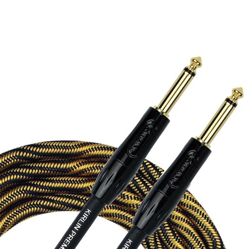 Kirlin 20ft Premium Plus Wave Yellow Instrument Cable KIWB201WBO-20