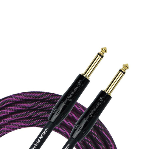 Kirlin IWB201WB 10ft Premium Plus Wave Purple Guitar Cable