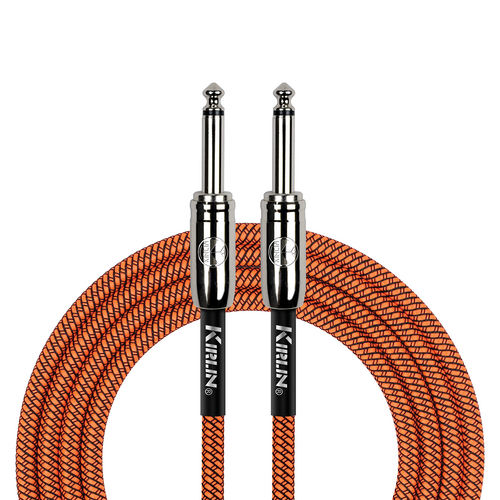 Kirlin IWC201OR 20ft Orange Entry Woven Instrument Cable