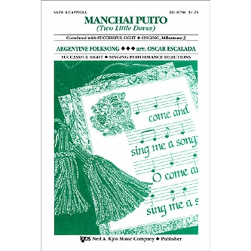 Manchai Puito (Two Little Doves) SATB