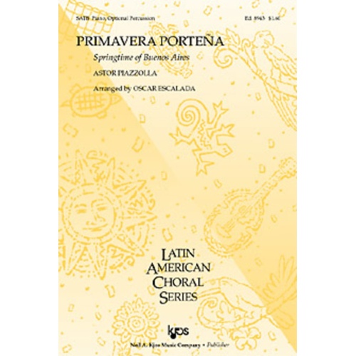 Primavera Portena SATB Arr Escala