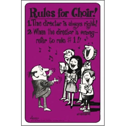 Choir Room Posters Set 1 (Set Of 6)